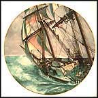 Rounding The Horn - artist signed Collector Plate by John Stobart MAIN