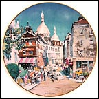 Montmarte, Paris Collector Plate by Dong Kingman MAIN