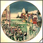 Grand Canal, Venice Collector Plate by Dong Kingman MAIN