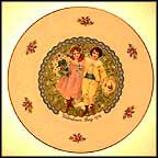 Victorian Boy And Girl Collector Plate MAIN