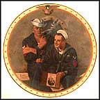 Reminiscing Collector Plate by Norman Rockwell MAIN