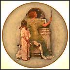 Mother's Evening Out Collector Plate by Norman Rockwell MAIN