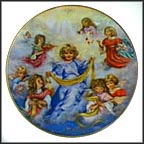 Hark The Herald Angels Sing Collector Plate by Sandra Kuck MAIN