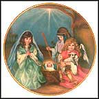 Silent Night Collector Plate by Sandra Kuck MAIN