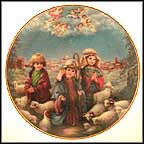 While Shepherds Watched Collector Plate by Sandra Kuck MAIN