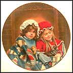 January - Fireside Dreams Collector Plate by Sandra Kuck MAIN