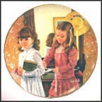 September - School Days Collector Plate by Sandra Kuck MAIN