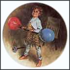 Johnny The Strongman Collector Plate by John McClelland MAIN