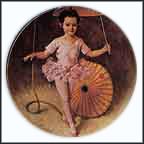 Katie The Tightrope Walker Collector Plate by John McClelland MAIN