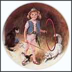 Maggie The Animal Trainer Collector Plate by John McClelland MAIN