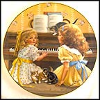 Afternoon Recital - artist signed Collector Plate by Sandra Kuck MAIN