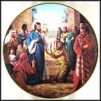 Jesus Heals The Sick Collector Plate by Clemente Micarelli MAIN