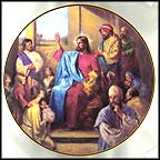 Jesus Teaching Collector Plate by Clemente Micarelli MAIN