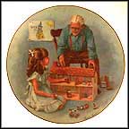 Grandpa And The Doll House Collector Plate by Sandra Kuck MAIN