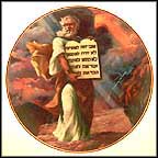 Moses And The Ten Commandments Collector Plate by Garri Katz MAIN