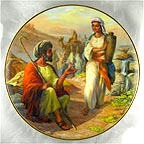 Rebekah at the Well Collector Plate by Garri Katz MAIN