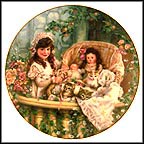 Cats In The Cradle Collector Plate by Sandra Kuck MAIN