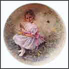 Little Miss Muffet Collector Plate by John McClelland MAIN