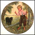 Baa, Baa Black Sheep Collector Plate by John McClelland MAIN