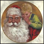 Santa's Secret Collector Plate by John McClelland MAIN