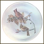 Red Cardinal Collector Plate by John James Audubon MAIN