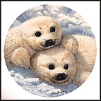 Baby Seals Collector Plate by Mike Jackson MAIN