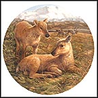 Reindeer Young Collector Plate by Mike Jackson MAIN