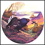 Black Grouse Collector Plate by Derek Braithwaite MAIN