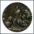 Daniel In The Lion's Den Collector Plate by Merri Roderick MAIN
