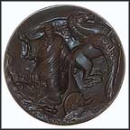 Elijah And The Chariot Of Fire Collector Plate by Merri Roderick MAIN