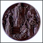 The Judgement Of Solomon Collector Plate by Merri Roderick MAIN