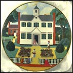 Cupola House, Edenton, North Carolina Collector Plate by Robert Franke MAIN