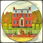 Derby Mansion, Salem, Massachusetts Collector Plate by Robert Franke MAIN