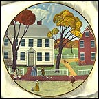 The Joseph Webb House, Wethersfield, Connecticut Collector Plate by Robert Franke MAIN