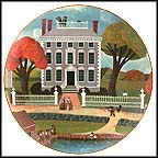 Moffatt-Ladd House, Portsmouth, New Hampshire Collector Plate by Robert Franke MAIN
