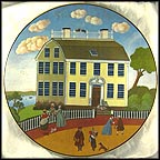 Nichols House, Nepwport, Rhode Island Collector Plate by Robert Franke MAIN