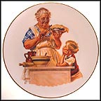 Grandma's Apple Pie Collector Plate by J. C. Leyendecker MAIN