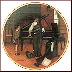 The Piano Tuner Collector Plate by Norman Rockwell MAIN