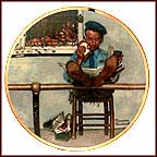 The Zoo Keeper Collector Plate by Norman Rockwell MAIN