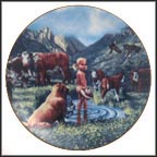 A Lady Needs A Little Privacy Collector Plate by Don Crook MAIN