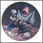 Tubs And Suds Collector Plate by Don Crook MAIN