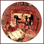 Fireside Friends Collector Plate by Michael Hague MAIN