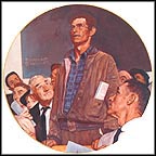 Freedom Of Speech Collector Plate by Norman Rockwell MAIN