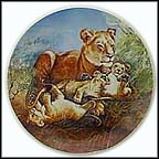 A Watchful Eye - artist signed Collector Plate by Yin-Rei Hicks MAIN