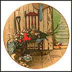 Spring Flowers Collector Plate by Norman Rockwell MAIN