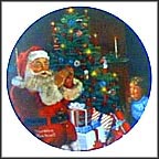 Santa's Secret Collector Plate by Norman Rockwell MAIN