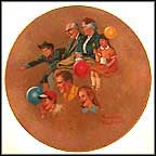 At The Circus Collector Plate by Norman Rockwell MAIN