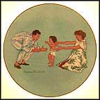 Baby's First Step Collector Plate by Norman Rockwell MAIN