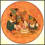 The Birthday Party Collector Plate by Norman Rockwell MAIN