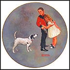 Courageous Hero Collector Plate by Norman Rockwell MAIN